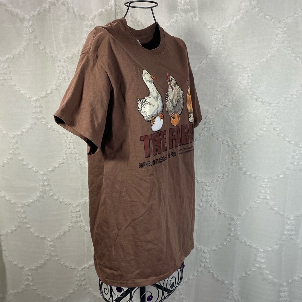 The farm brown t shirt with farm animals - Picture 6 of 7